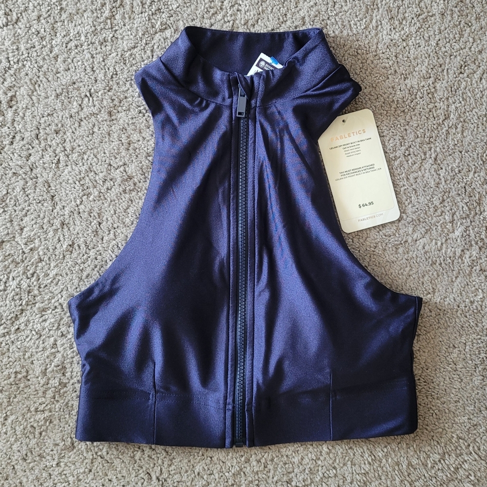 NWT Fabletics Navy Sports Bra